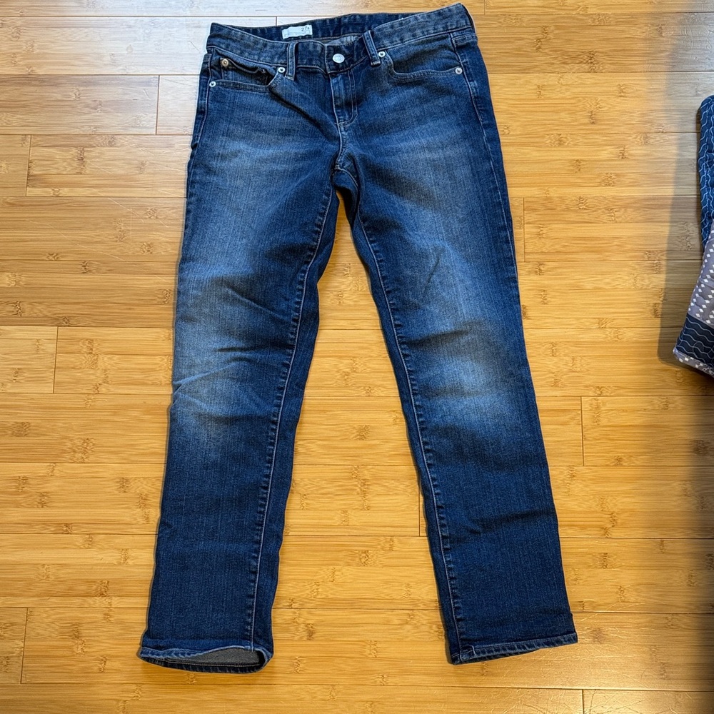 GAP Women's Dark Blue Straight Leg Jeans